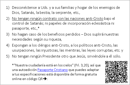 No tengan ningún rey otro que Jesús