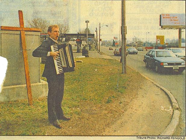 "The gospel 'accordion' to Spaulding."